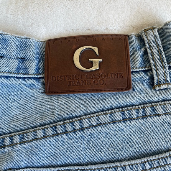 Vintage gasoline jeans light/medium wash size 31 high rise full length - Picture 5 of 9